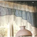 Crochet Trim Pattern Curtain Insert & Lace