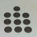 10 Round Disc Magnets 20 mm x 3 mm Ferrite Cera...