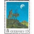 GUERNSEY, CHRISTMAS, Journey to Bethlehem, blue...