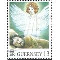 GUERNSEY, CHRISTMAS, Angel and Shepherd, green ...