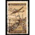 Yugoslavia 1947 Airmail 10D Used Stamp