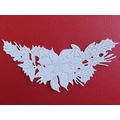 6 x Tattered Lace Die Cuts Winter Poinsettia Sw...