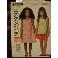 Butterick See & Sew B5442 Toddler Girl's Top, D...