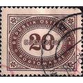 AUSTRIA, Postage Due oval, brown 1947, 20gr