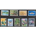 JAPAN STAMPS MIX ART CULTURE THEATRE VIEW BUILD...