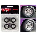 Muscle Car Rally Wheels and Tires Set of 4 piec...