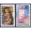 Christmas - USA 1984 - F H - Sc 2107/8