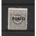 Austria.D960 10g Posthorn (Grey).Mounted Mint.A...
