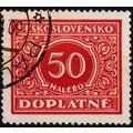 Czechoslovakia. 1928 50h S.G.D290 Used