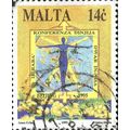 MALTA, World Women Conference, yellow 1995, 14c