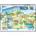 MALTA, Mgarr harbour, Gozo, blue 1991, 14c