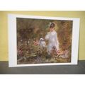 ''Young Woman Among Flowers''Edouard Manet Post...