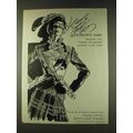 1979 Lord & Taylor Oscar de la Renta's Shaped Suit Ad