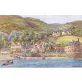 Vintage Postcard - Porlock Weir, Somerset pub S...