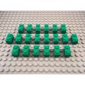 Green Lego 1 x 2 Bricks x 20 Pieces, P/N 3004 –...