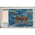 DDR, Babylonian reptile, blue 1966, 20Pf