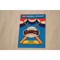 1989 Fleer San Francisco Giants Team History St...