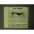 1950 The Old Print Shop Ad - Old Prints