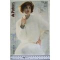 1986 Patons 8641 sweater, mohair