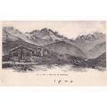 Col De La Guelaz Antique Swiss 1904 Switzerland...