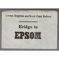 LONDON BRIGHTON & SOUTH COAST RAILWAY LUGGAGE L...
