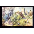 iw227 - Isle of Wight - Godshill Village - Arti...