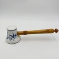 Antique Meissen Germany Blue Onion Meat Tenderi...