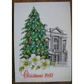 1981 postcard Jersey Christmas 1981 stamp design