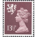 Great Britain 1980 Scotland 13½p Purple Brown M...