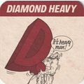 BEER MAT - ALLOA BREWERY - DIAMOND HEAVY - (Cat...