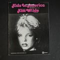 Kim Wilde/Original Sheet Music for KIDS IN AMER...
