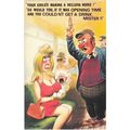 Artist Taylor Comic Card "Purse" Comic Postcard...