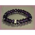 Lovely Deep Purple Swarovski Crystals Bracelet ...