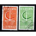 Monaco Europa Cept 1966 gestempeld