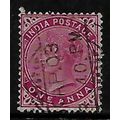 INDIA 1900 1a CARMINE SG 115 FINE USED