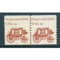 1898A 4c Stagecoach Fine MNH Dry Gum CNP Left 4...