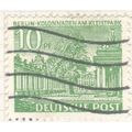 Germany 1949 - 10pfg green - kolonnaden am klei...