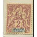 Madagascar Stamp Scott #29, Mint Hinged