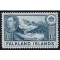 Falkland Islands Sg158c 1s Deep Dull Blue Very ...