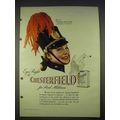 1940 Chesterfield Cigarettes Ad - Marion Hutton