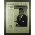 1966 Paine Webber Jackson & Curtis Ad - James Davant