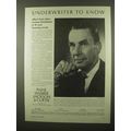 1966 Paine Webber Jackson & Curtis Ad - Underwriter