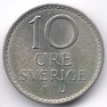 Sweden : 10 Öre 1968