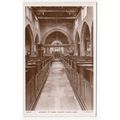 Interior of Parish Church Cerne Abbas Postcard ...