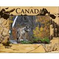 Canada Wildlife Laser Engraved Wood Picture Fra...