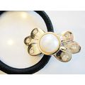 Flower shaped hair tie pony tail holder scrunch...
