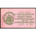 BK42, 1¢ Complete Booklet in VF Condition CV $1...