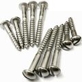 No.8 (4mm) SLOTTED ROUND HEAD WOOD SCREWS A2 ST...