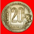 Ⰶ COW (1942-1950): ARGENTINA ★ 20 CENTAVOS 1945...