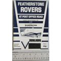 1985 programme Featherstone Rovers v. Warrington